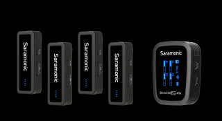 Saramonic Blink 500 Pro B8 2.4GHz set 4 bezdrátových mikrofonů pro kameru, foťák, PC, nebo mobil