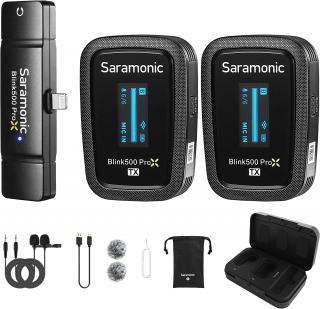Saramonic Blink 500 ProX B4 - set 2 profi bezdrátových mikrofonů pro Apple iPhone