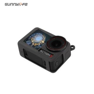 Silikonový ochranný návlek s poutkem na kameru DJI Action 5 PRO (černý)