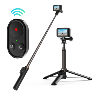 Speciální selfie tyč se stativem pro akční kameru i mobil s ovládáním GoPro 12, 11, 10, 9, 8 i telefonu