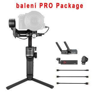 WeeBill S - Vynikající malý stabilizátor kamer s nosností až 4 kg  + ZDARMA horní MADLO Obsah balení: PRO Package