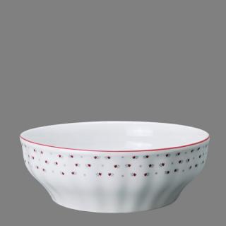 Babiččin porcelán - růžokvítky - salátová mísa 24 cm