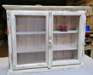 Skleníková skříňka - ze starého okna -Bělinka