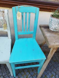 slečna Modřenka  -  venkovská židle