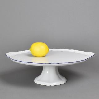 Tečkokvítek - dortový talíř na noze - 33 cm