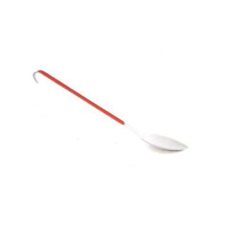 VENKOV - smaltovaná lžíce - 10 cm  - bílo červená