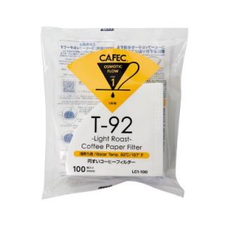 CAFEC Light Roast T-92 filtry na 1 šálek kónický (typ V60-01)