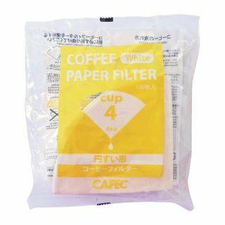 CAFEC tradiční filtry na 2-4 šálky kónický bělený (typ V60-02)