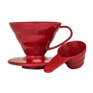 Hario V60 01 plast červený