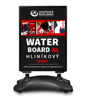 Water Board stojan áčko A1 černý - proti větru