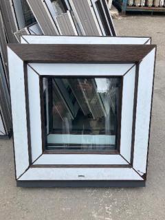 okno 50x50  tmavy dub sklopne
