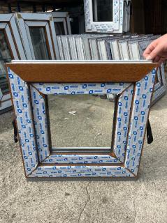 okno 50x50  zlaty dub sklopne