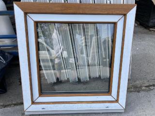 okno 70x70  zlaty dub sklopne