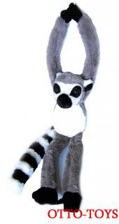 Dlouhý plyšový lemur 47cm
