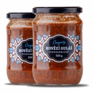 Hovězí pivovarnický guláš Čongrády 500g