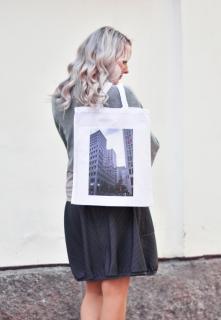 Plátěná taška s autorským potiskem Barva: Downtown