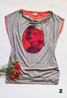 Tričko s krátkým rukávem Marilyn Velikost: M 2