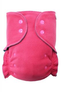 Fleecové svrchní kalhotky (M) - Růžové PAT