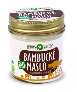 Purity Vision Bio bambucké máslo nerafinované 120 ml