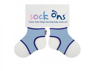 Sock Ons - Baby Blue velikost 0-6m