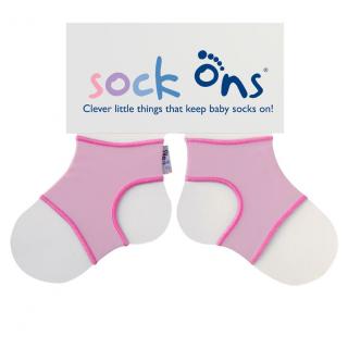 Sock Ons - Baby Pink velikost 0-6m