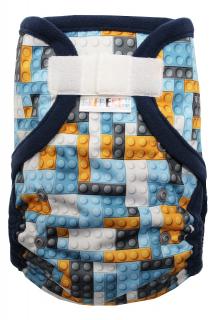 Svrchní kalhotky (XL), bez křidélek - Lego SZ, tmavě modrý fleece