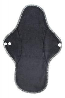 XL vložka (Bavlněné froté s PUL) - Černý velur (kojenecký plyš)