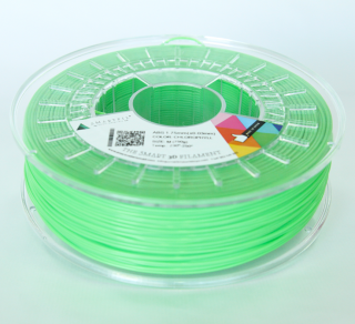 ABS filament zelený Chlorofyl 1,75 mm Smartfil Cívka: 0,75 kg