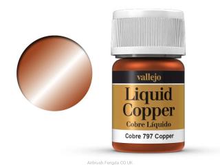 Barva Vallejo Liquid 70797 Copper (Alcohol Based) (35ml)
