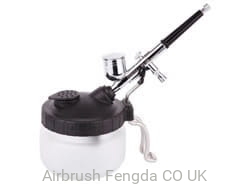 Čistící nádoba Fengda BD-777A pro airbrush 3 v 1 s úchytem