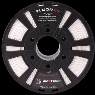 FLUORX PVDF filament natural 1,75 mm 3DXTECH 750 g
