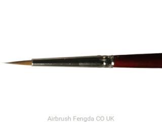 Kulatý štětec LifeColor Pure red sable s krátkým vlasem 3