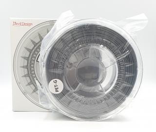 PET-G filament 1,75 mm stříbrný Devil Design 1 kg