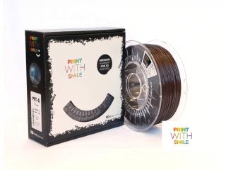 PET-G filament chocolade brown 1,75 mm Print With Smile 1kg