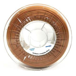 PET-G filament z recyklátu 1,75 mm bronzová zlatá EKO-MB 0,75kg