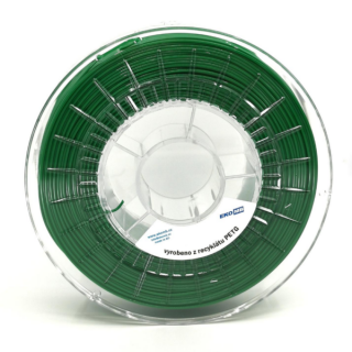 PET-G filament z recyklátu 1,75 mm smaragdová zelená EKO-MB 0,75 kg