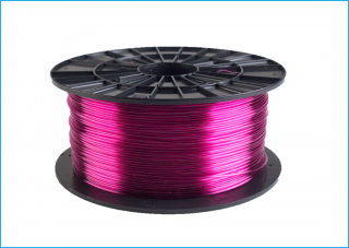PET-G tisková struna fialová transp 1,75 mm 1 kg Filament PM