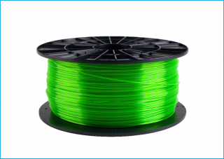 PET-G tisková struna zelená transparentní 1,75 mm 1 kg Filament PM