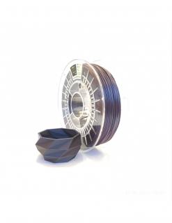PETG filament BICOLOR METALLIC  - 1,75 mm - VIOLET SILVER Print With Smile 0,75kg