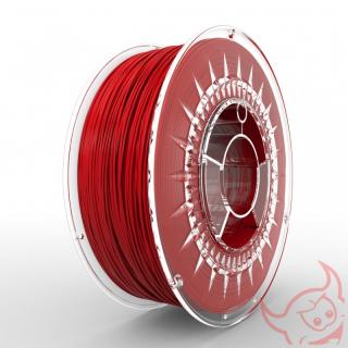 PLA filament 1,75 mm červený Devil Design 1 kg