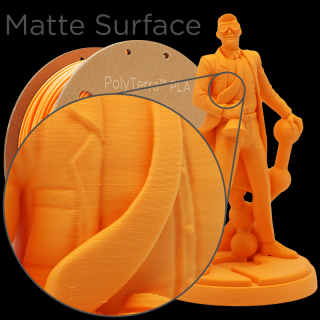 PLA PolyTerra filament Sunrise Orange 2,85mm Polymaker 1000 g