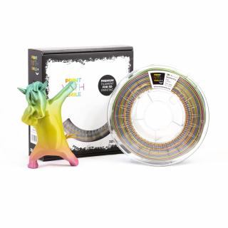 PLA SILK filament  rainbow 1,75 mm Print With Smile 1kg