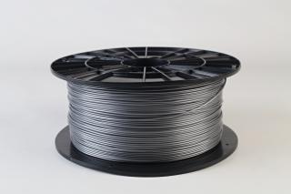 PLA tisková struna stříbrná 1,75 mm 1 kg Filament PM