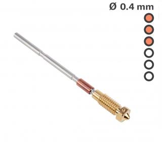 Prusa Nextruder tryska Brass 0,4 mm