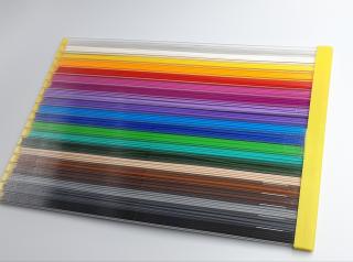 struny do 3D pera PLA 1,75mm 330mm 20 barev (100bm)