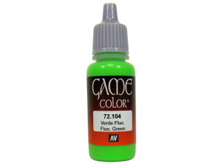 Vallejo Game Color 72104 Fluo Green (18 ml)