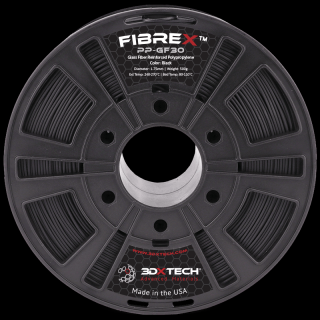 VZOREK 20 METRŮ - FIBREX PP GF30 filament černý 1,75 mm 3DXTECH