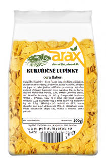 Corn flakes - Kukuřičné lupínky Gramáž: 200 g