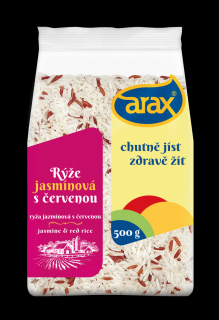Rýže jasmínová s červenou rýží Gramáž: 500 g