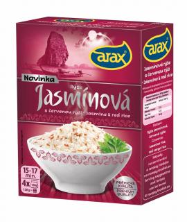 Varné sáčky rýže jasmínová s červenou rýží Gramáž: 480 g